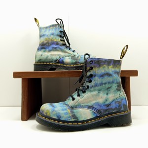 Dr martens pascal tie dye bleu t.37