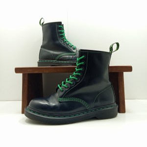 Dr martens 1460 noir et vert t.38