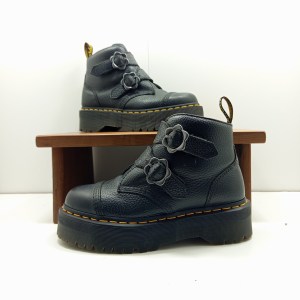 Dr martens devon flower noir t.39